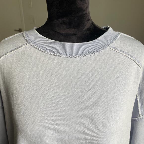 Free People We The Free Women's Small Everything Pullover Sweatshirt Oversized - Picture 2 of 11